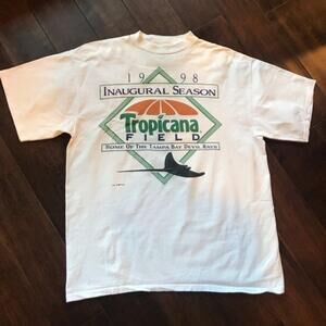 Tampa Bay Devil Rays Tropicana Inaugural Shirt